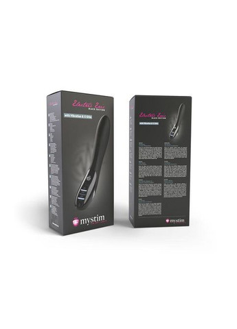 Вібратор з електростимуляцією Electric Eric eStim Black, міостимулятор Mystim (303895419)