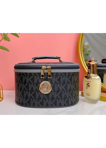Косметичка бочонок черного цвета в стиле Michael Kors No Brand (316580415)