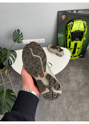 Коричневі Осінні кросівки чоловічі і жіночі salomon xt-6 gore-tex brown | саломон хт-6 коричневі No Brand