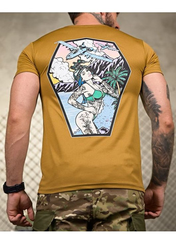 Армійська чоловіча футболка з принтом койот Freedom (349462149)