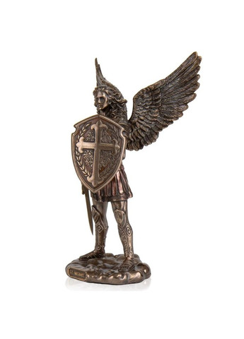 Статуэтка Архангел Михаил 19,5х13,5х7,5 см фигурка полистоун покрытый бронзовым напылением 177968 Veronese (302239154)