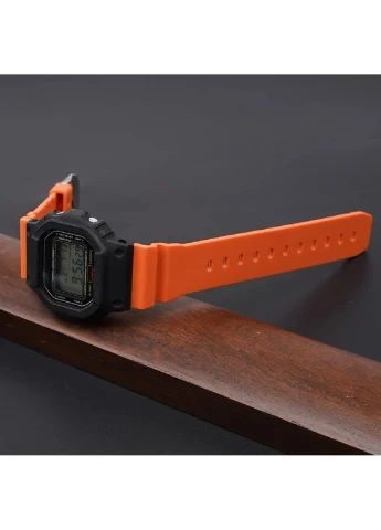 Ремінець Casio G-Shock поліуретан 20,4 см жовтогарячий ProDobro (367266202)