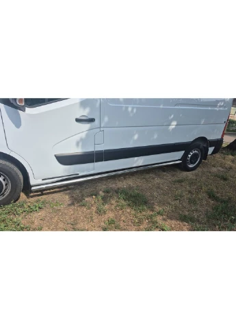 Боковые трубы BB002 (2 шт., нержавейка) Короткая База для Nissan NV400 2010-2024 гг CAN (389047734)