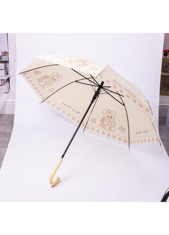 Жовта} класична дитяча парасолька-тростина напівавтомат з поліестеру міцна надійна 8 спиць діаметр 94 см жовтий hp-23-11y Yiwu (369673546)