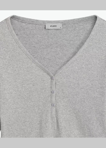 Сіра всесезон жіноча піжама кофта + брюки Atlantic