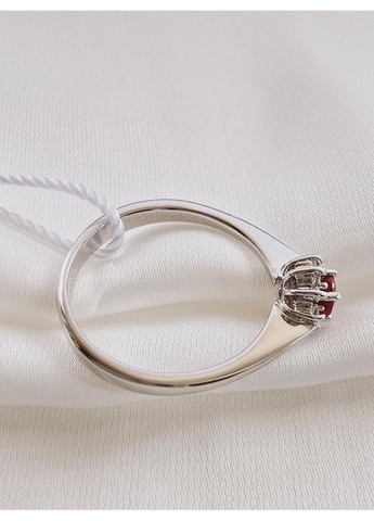 Золотое кольцо с рубином и бриллиантами (17р) 1221232б-7к Тріумф (372467858)