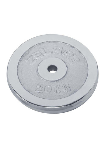 Блины диски хромированные TA-7786 20 кг Zelart (286043631)