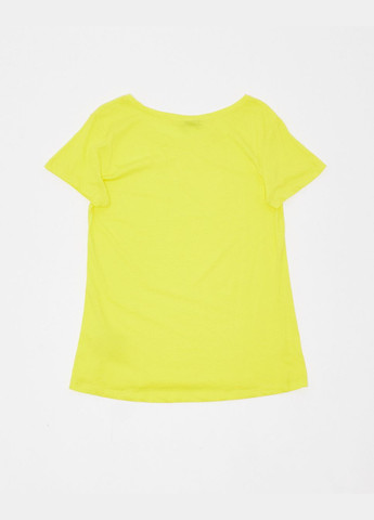 Желтая футболка basic,желтый, Pink Woman