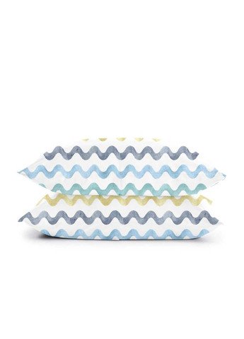 Полуторна постіль з простирадлом на гумці Color Wave 160х220 см Cosas (307369948)