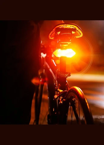 Фонарь велосипедный YP0701299 габаритный с указанием поворотов 30шт West Biking (352012844)