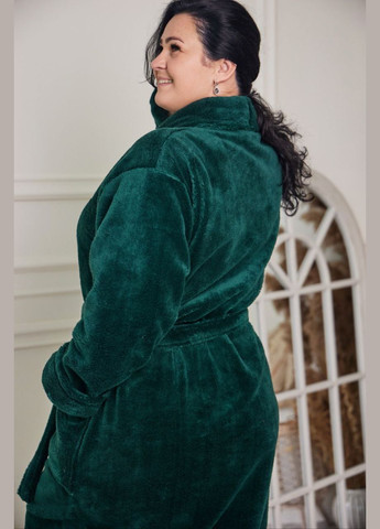 Халат махровый женский длинный, теплый, шалевый воротник No Brand халат (302394417)