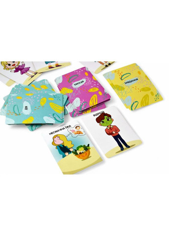 Настільна гра "Емоції" 2262-UM 37 карток, 7 варіантів гри No Brand (354748372)