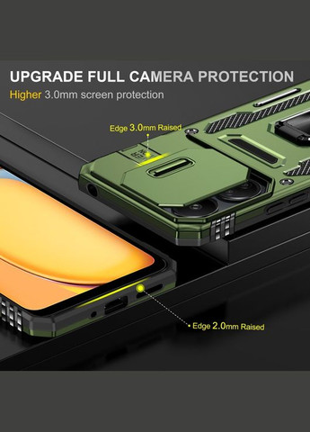 Ударопрочный чехол Camshield Army Ring для Xiaomi Redmi Note 13 Pro 4G / Poco M6 Pro 4G Epik (356096264)