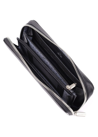 Практичный женский кошелек на одно отделение из натуральной зернистой кожи 20863_1 (3622 nero) Tony Perotti (362024770)