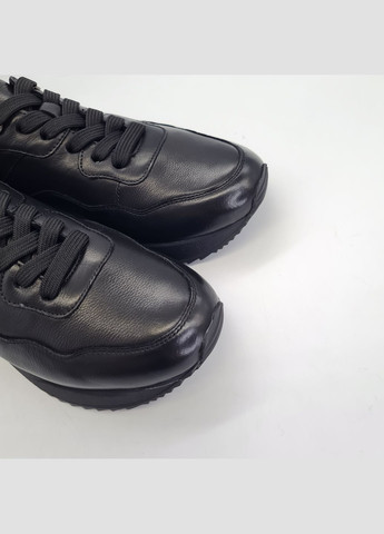 Черные всесезонные кроссовки (р) кожа 0-1-1-t-2045a-7-2320 Anemone