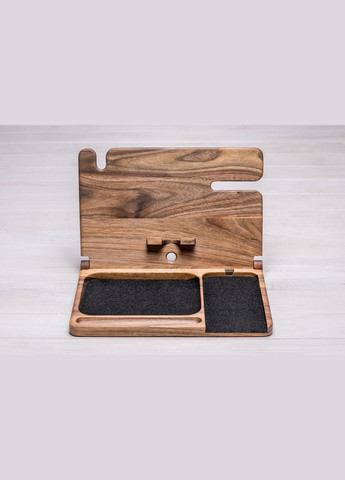 Беспроводная зарядка для телефона «Dock station» Подставка с беспроводной зарядкой для телефона с персонализацией EcoWalnut (293943080)