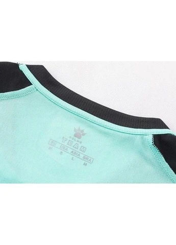 Бирюзовая демисезонная футболка детская мятная 8151zb3007.9328 Kelme WARRIOR