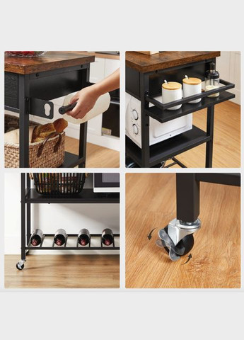 Стелаж візок Cosmo кухонний в стилі Loft Leobert (301865707)