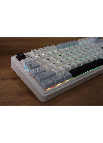 Бездротова ігрова механічна клавітура F75 Glacer blue з Українською розкладкою Aula (370202809)