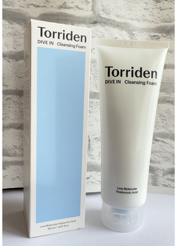 Пінка для обличчя зволожувальна DIVE-IN Low Molecular Hyaluronic Acid Cleansing Foam 150ml Torriden (371910995)
