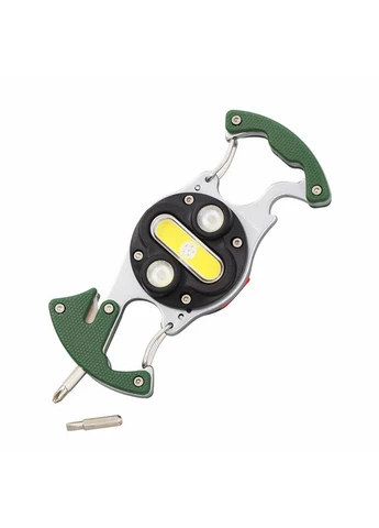 Ліхтар тактичний брелок 4в1 EDC LED Flashlight USB-C Green (JB-FLS-0002-GRN) JB Tacticals (372516611)