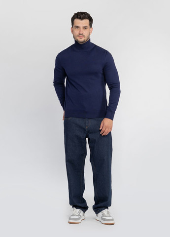 Синий зимний свитер мужской синий пуловер Arber T-neck AM