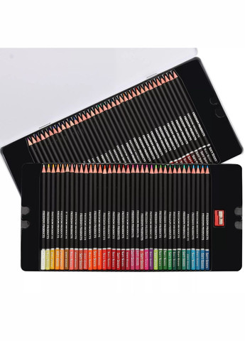 Набор цветных карандашей 72 цвета в металл. пенале с точилкой Yover (322650466)