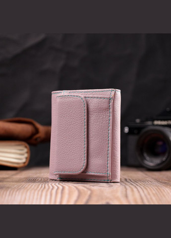 Женский кошелек с монетницей на магните из натуральной кожи бежевый (sku_19503) No Brand (328218711)