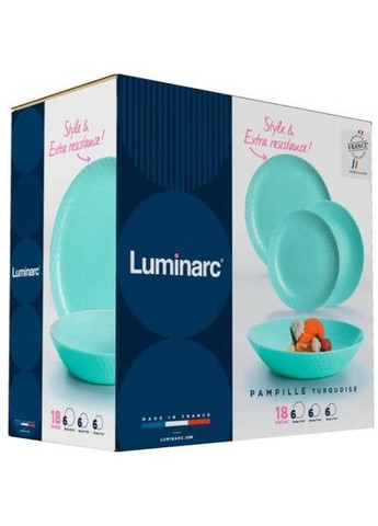 Сервиз PAMPILLE TURQUOISE 18 (Q6154) Luminarc (353304319)