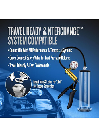 Вакуумна помпа VX6 VACUUM PENIS Pump CLEAR Blush (297132186)