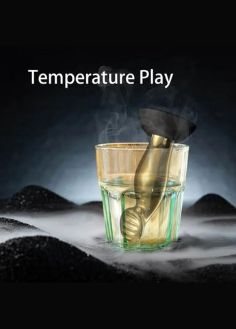 Массажер простаты металлический золото с вибрацией Lockink No Brand (303890092)