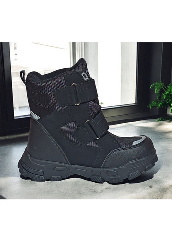 Черные зимние термоботинки зимние арт., черный Tom.M