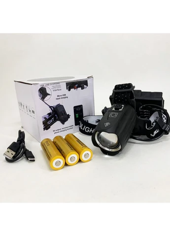 Фонарь налобный BL-T35-P160 3x18650 No Brand (385225259)