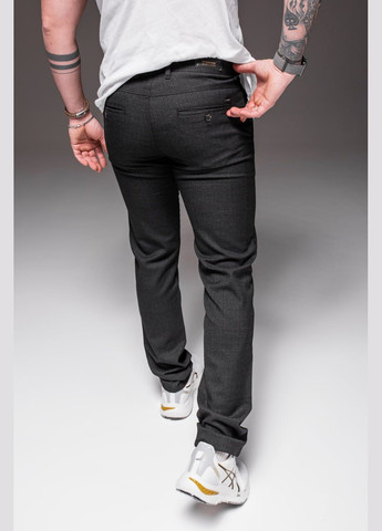 Черные классические, повседневный, кэжуал демисезонные брюки Vakko