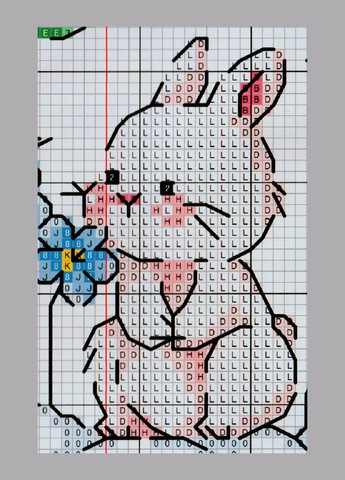 Набір для вишивання за нанесеною на канву схемою "6 Cuties 2". AIDA 14CT printed 58*28 см Joy Sunday (313614195)