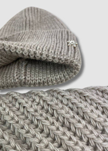 Женский зимний комплект шапка + хомут - Сандра No Brand Жіночий зимовий комплект (365438671)