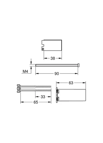 Змішувач (m324810) Grohe 14048000 (376118612)