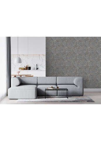 Флизелиновые обои вспененный винил LS Vinil Sphere ДХС-1584/5 черный (1,06х10,05м) Vinil Wallpaper Factory (316476671)