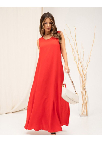 Червона повсякденний сукні 13868 червоний ISSA PLUS