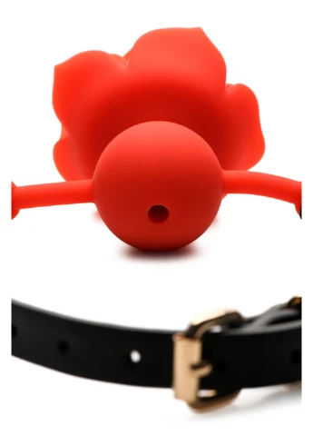Силиконовый кляп с розой: Blossom Silicone Rose Gag – RedMaster Series 18275 Master Series (392050341)