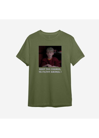 Футболка с принтом "Keep the change, ya filthy animal". Один вдома (1041340847-1) ТiШОТКА (363967727)