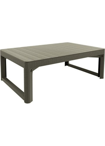 Стіл для саду пластиковий Keter Lyon rattan table, бежевий Allibert (329407556)