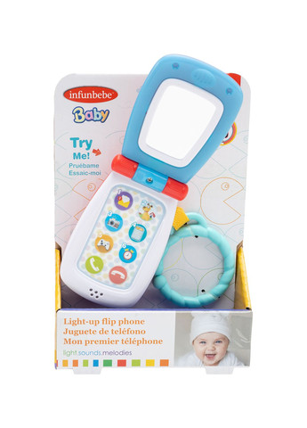 Дитячий музичний мобільний телефон колір різнокольоровий CB-00245072 Infunbebe (314891914)