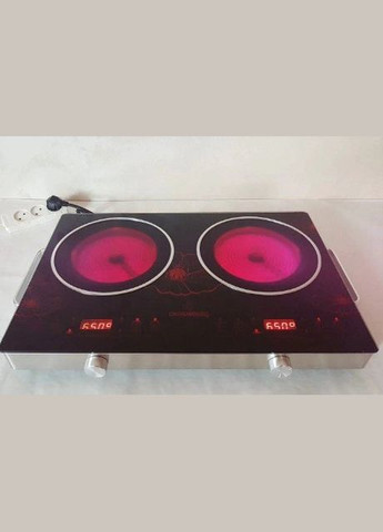 Электроплита инфракрасная настольная двухконфорочная 4000 Вт (1805452222) Crownberg CB-1327 (336213558)