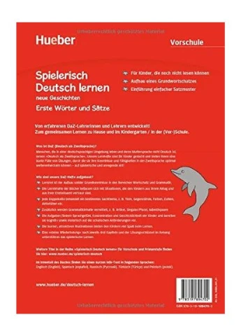 Spielerisch Deutsch lernen. Ersten Wortern und Satze Hueber (370103741)