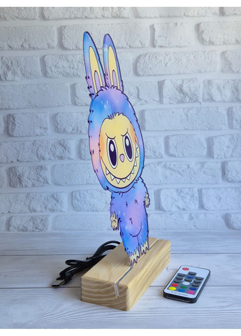 Детский ночник с регулировкой подсветки Лабубу на светлой подставке (дизайн 2) CASE CONTROL (356125338)