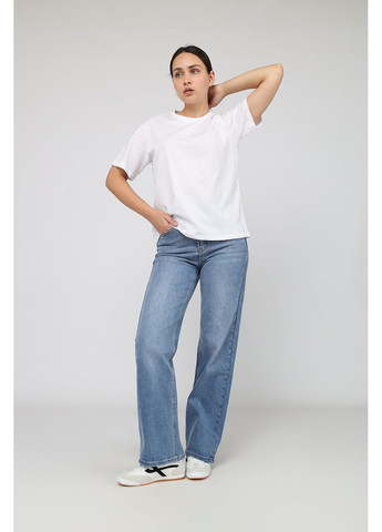 Футболка з коротким рукавом жіноча колір білий CB-00283871 Yuki - (370268908)