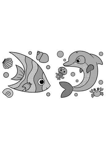 Книга Водяные раскраски с секретом. Акула (Crystal Book) No Brand (338873882)