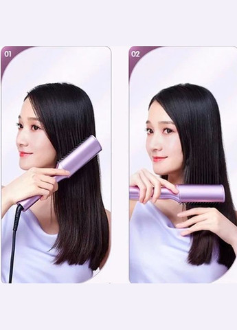 Гребінець випрямляч для волосся Xiaomi ShowSee Hair Straightener E1P Pink No Brand (264743066)