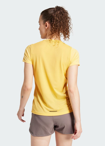 Помаранчева всесезон футболка для бігу terrex agravic trail adidas